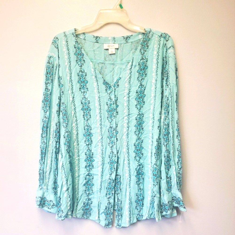 Bohemian Floral Blouse